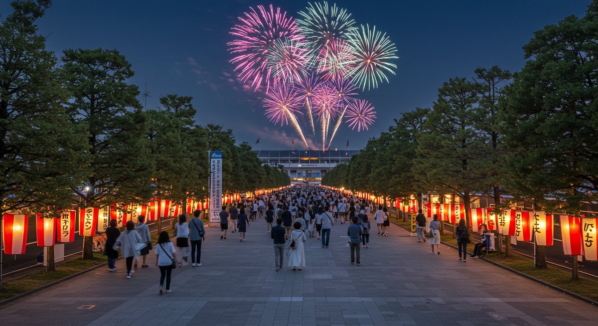 競艇 場 花火 見える 場所