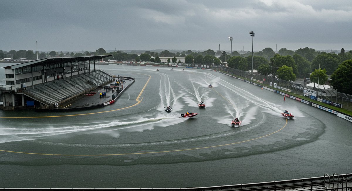 ボート レース 雨